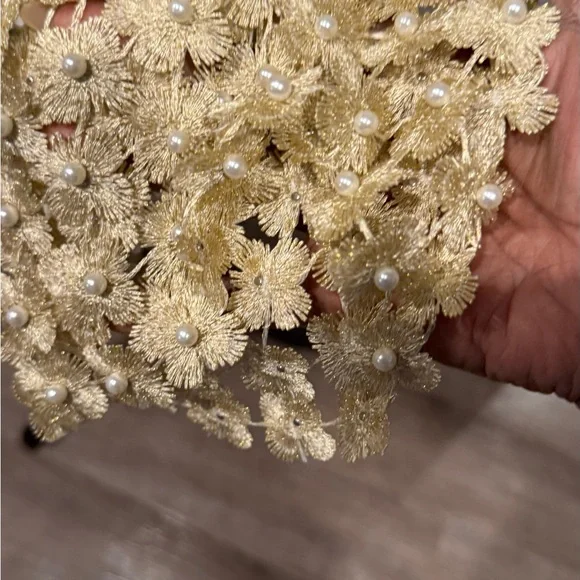 Boston Proper - Beautiful Metallic Pearl Duster – Gold – XS/S – Worn Once - Picture 5 of 7